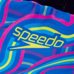 Speedo - Kid's Digital Placement Spliceashback - Badeanzug Margarita Pink / Glassy Pink Hot