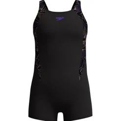 Speedo - Kid's Hyperboom Splice Legsuit - Badeanzug Black Peach Clearance