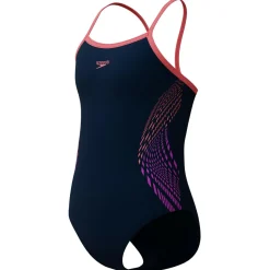 Speedo - Kid's Plastisol Placement Thinstrap Muscleback - Badeanzug Flare Pink New
