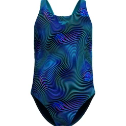 Speedo - Kid's Print Leaderback One Piece - Badeanzug