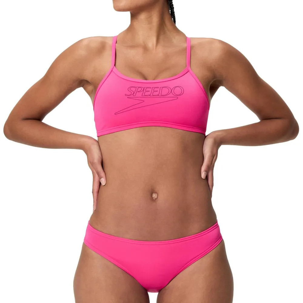 Speedo - Women's Endurance+ Logo Thin Strap Two Piece - Bikini Hot