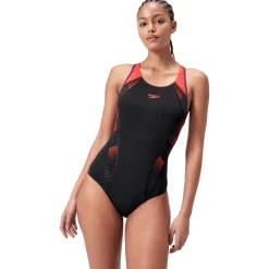 Speedo - Women's Placement Laneback - Badeanzug