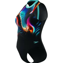 - Women's Printed Hydrasuit - Badeanzug < Speedo Best