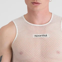Sportful Fahrradbekleidung|Radunterwäsche-- Light Mesh Sleeveless - Radunterhemd White