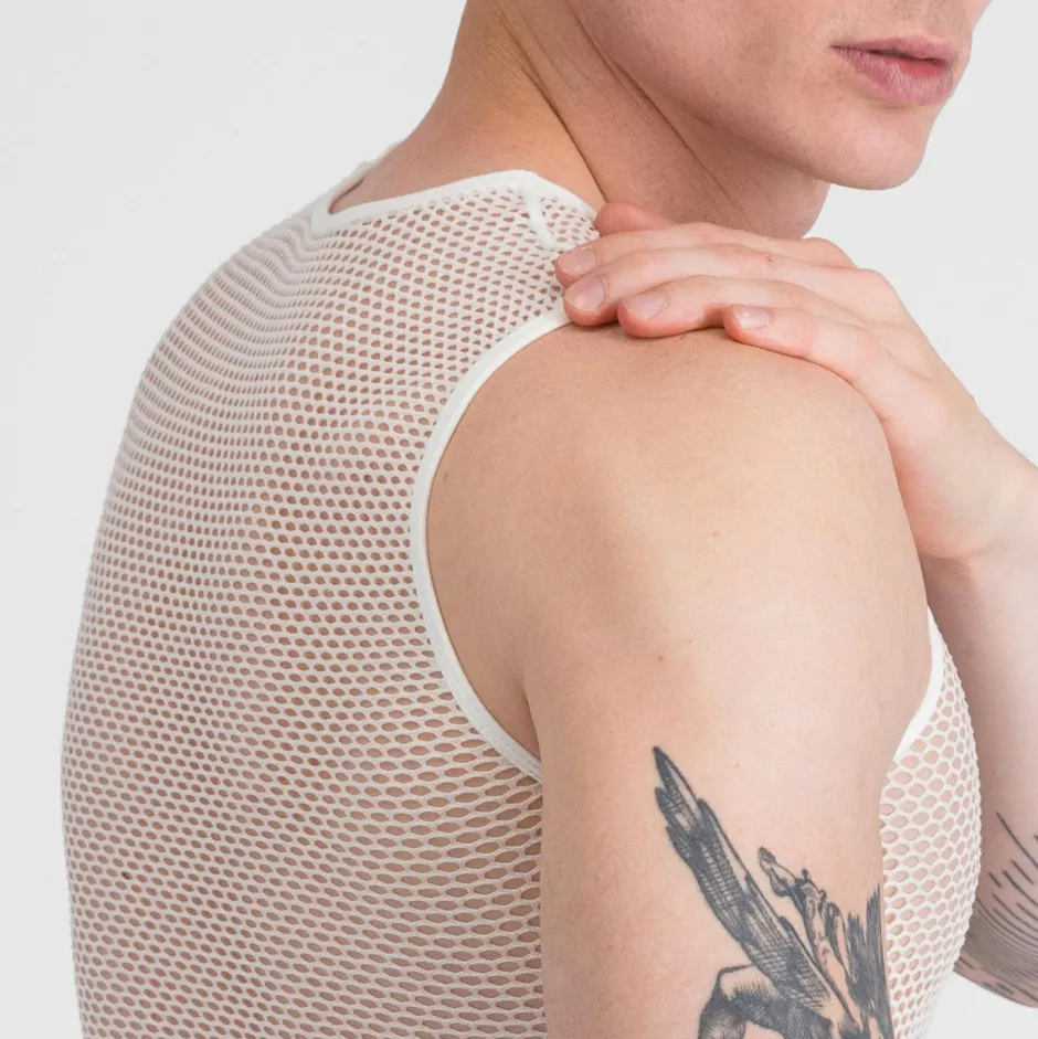 Sportful Fahrradbekleidung|Radunterwäsche-- Light Mesh Sleeveless - Radunterhemd White