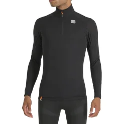 Sportful Unterwäsche-- Thermodynamic Mid Zipped Tee Long Sleeve - Kunstfaserunterwäsche Black