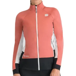 Sportful Jacken-- Women's Apex Jacket - Langlaufjacke Dusty Red / White / Black