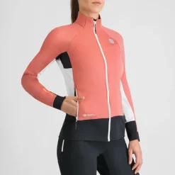 Sportful Jacken-- Women's Apex Jacket - Langlaufjacke Dusty Red / White / Black