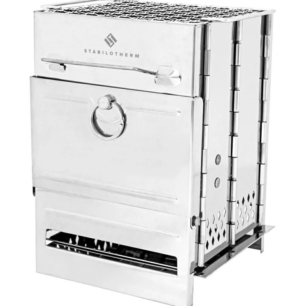 Stabilotherm - Wood Stove Tower 1 - Trockenbrennstoffkocher Stainless Steel Discount