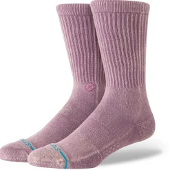 Stance - Icon Dyed Crew - Multifunktionssocken Plum New