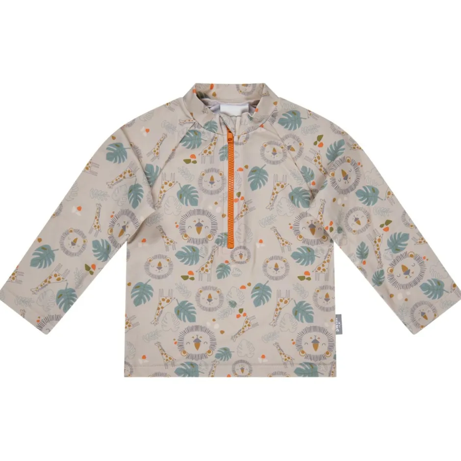 Sterntaler Bademode-- Kid's Badeshirt Langarm Safari - Lycra Beige