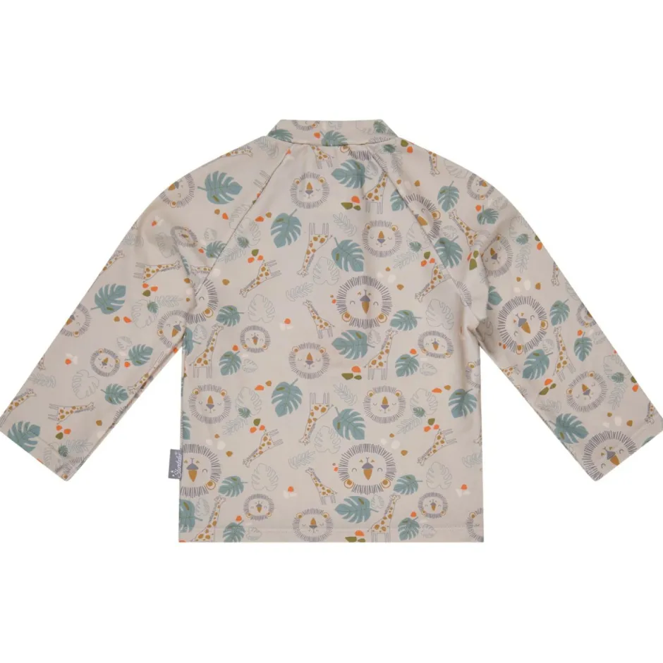 Sterntaler Bademode-- Kid's Badeshirt Langarm Safari - Lycra Beige