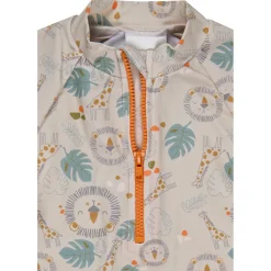 Sterntaler Bademode-- Kid's Badeshirt Langarm Safari - Lycra Beige