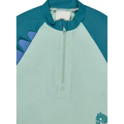 Sterntaler - Kid's Badeshirt Kurzarm Dino - Lycra Eisgrün Hot