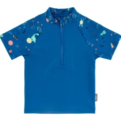 Sterntaler - Kid's Badeshirt Kurzarm Weltraum - Lycra Königsblau Hot