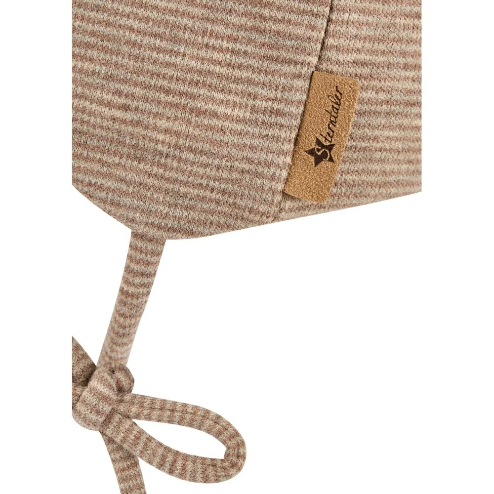 Sterntaler - Kid's Beanie Dino Embroidery - Mütze Braun Melange Online