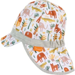 Sterntaler - Kid's Schirmmütze Nackenschutz Tiere - Cap White Hot