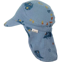 Sterntaler Caps|Kopfbedeckungen-- Kid's Schirmmütze Nacken Dinosaurier - Cap Grey Blue