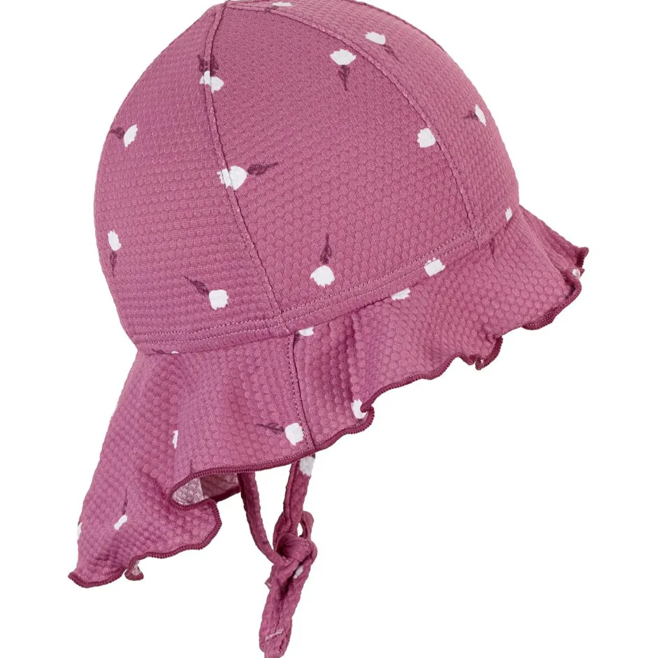 Sterntaler Caps|Kopfbedeckungen-- Kid's Schirmmütze Nacken Blumen - Cap Purpur