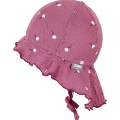 Sterntaler Caps|Kopfbedeckungen-- Kid's Schirmmütze Nacken Blumen - Cap Purpur