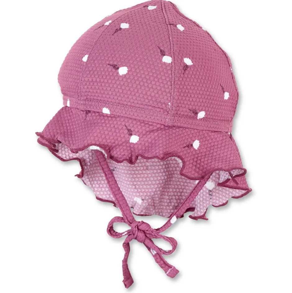 Sterntaler Caps|Kopfbedeckungen-- Kid's Schirmmütze Nacken Blumen - Cap Purpur