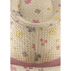 Sterntaler Alltagsbekleidung|Kopfbedeckungen-- Kid's Strohhut Blumen - Hut Sand