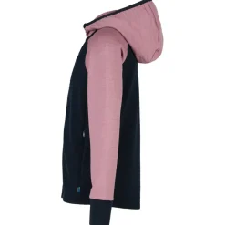 Kinder Stoic - Kid's MerinoFleece260 FlenSt. Jacket with Hood - Merinojacke