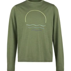 Stoic - Kid's Merino155 LaholmSt. Print L/S - Merinoshirt Best