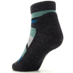Stoic - Kid's Merino Trekking Quarter Socks Striped - Wandersocken