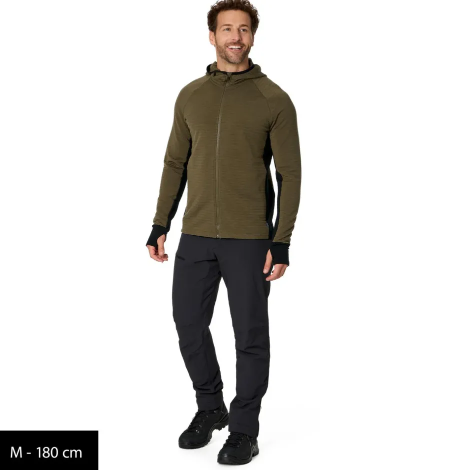 Stoic Trekkingbekleidung|Alltagsbekleidung-- MerinoFleece260 FlenSt. Zip Hoody - Merinohoodie