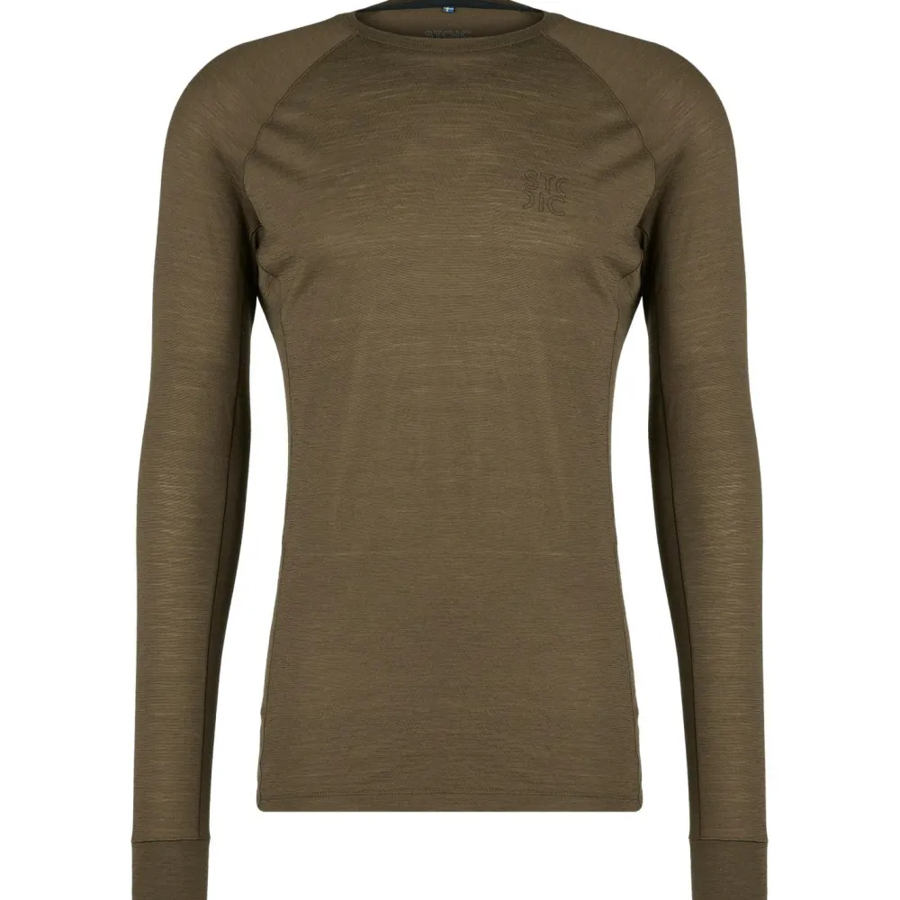 Stoic - Merino135 HovaSt. L/S - Merinolongsleeve Loden Green