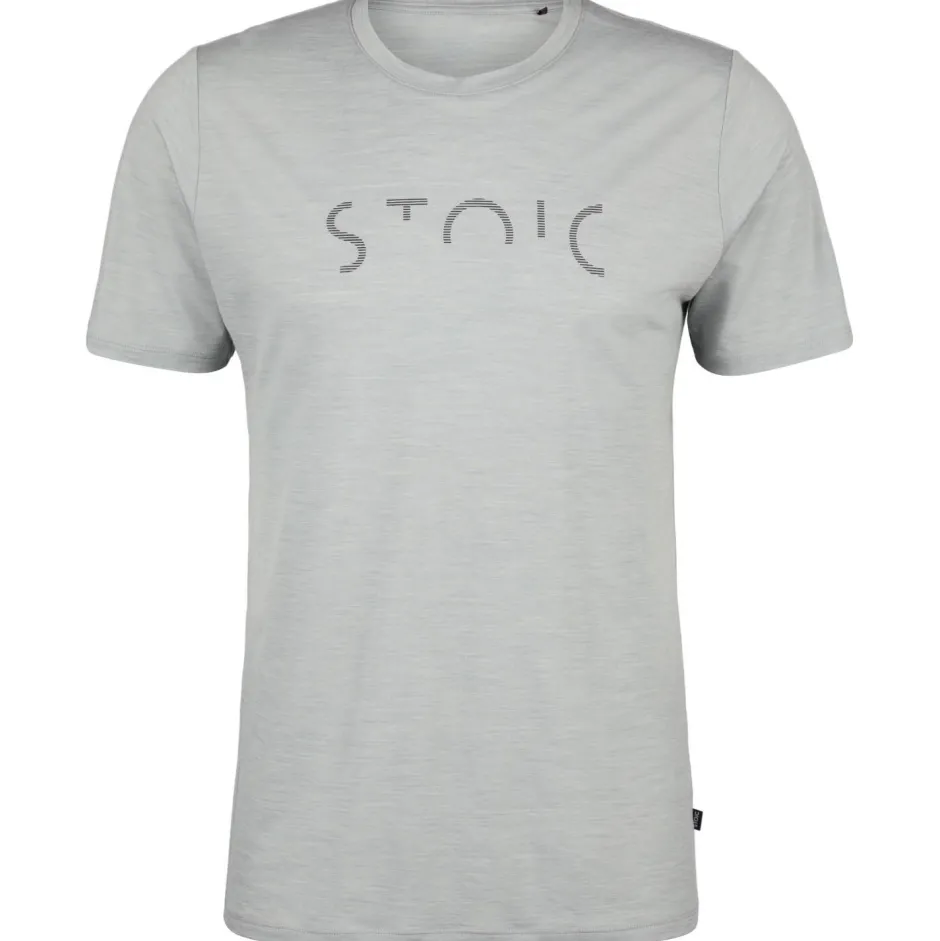 Stoic Alltagsbekleidung|Wanderbekleidung-- Merino155 LaholmSt. Print T-Shirt Stripes - Merinoshirt