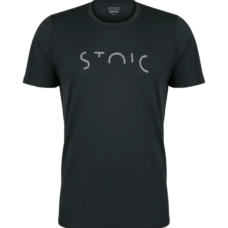 Stoic Alltagsbekleidung|Wanderbekleidung-- Merino155 LaholmSt. Print T-Shirt Stripes - Merinoshirt