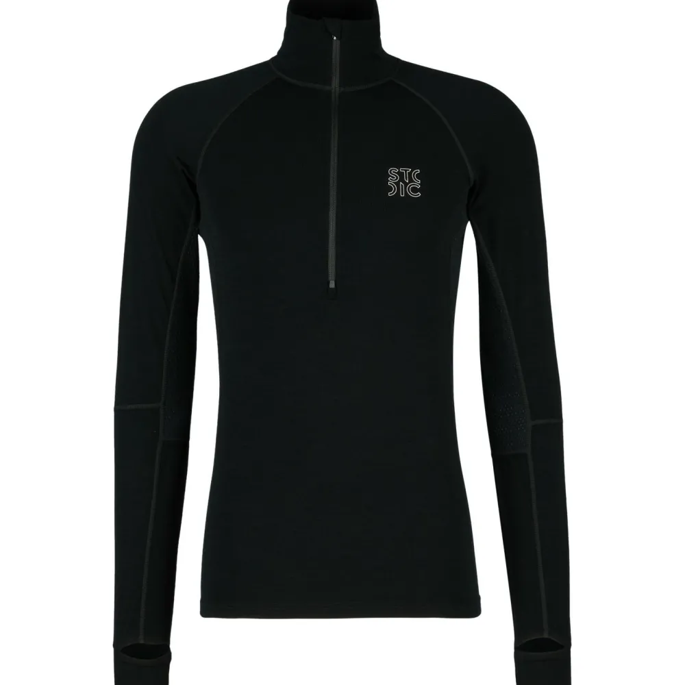 Stoic - MerinoMesh150 SadjemSt. L/S Half Zip - Merinounterwäsche Discount