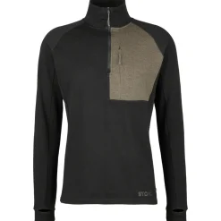 Stoic - Merino260 StadjanSt. Zip Pullover - Merinopullover Black Clearance