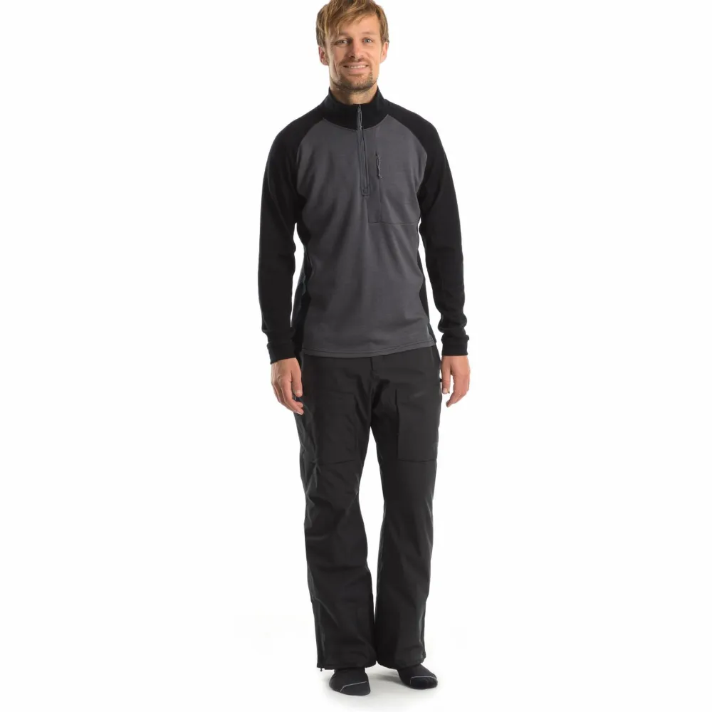 Stoic - Merino260 StadjanSt. Zip Pullover - Merinopullover Black Clearance
