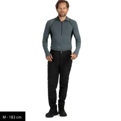 Stoic Trekkingbekleidung|Wanderbekleidung-- VittangiSt. Softshell Pants - Softshellhose Black