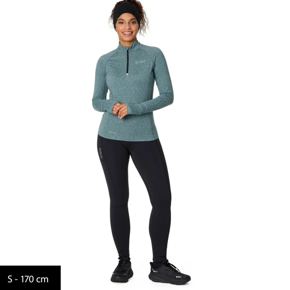 Stoic - Women's HelsingborgSt. Performance L/S with Zip - Laufshirt Clearance