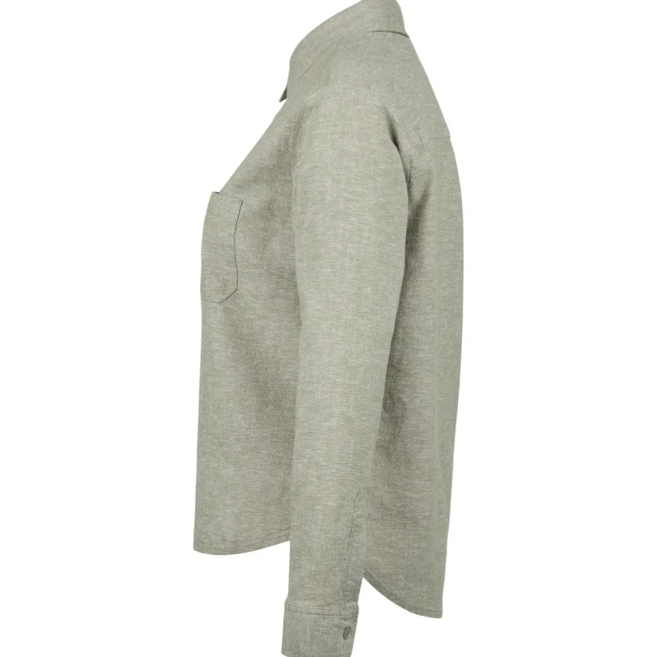 Stoic Wanderbekleidung|Shirts, Hemden & Longsleeves-- Women's Hemp54 BjurholmSt. L/S Blouse - Bluse