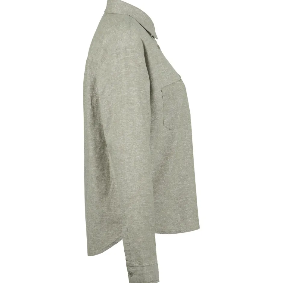 Stoic Wanderbekleidung|Shirts, Hemden & Longsleeves-- Women's Hemp54 BjurholmSt. L/S Blouse - Bluse