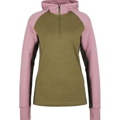 Stoic Trekkingbekleidung|Alltagsbekleidung-- Women's MerinoFleece260 FlenSt. Half Zip with Hood - Merinohoodie