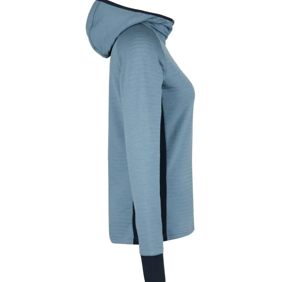 Stoic Trekkingbekleidung|Alltagsbekleidung-- Women's MerinoFleece260 FlenSt. Half Zip with Hood - Merinohoodie