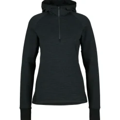 Stoic Trekkingbekleidung|Alltagsbekleidung-- Women's MerinoFleece260 FlenSt. Half Zip with Hood - Merinohoodie