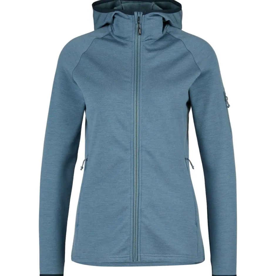 Stoic Trekkingbekleidung|Alltagsbekleidung-- Women's MerinoFleece335 KuolpaSt. II Zip Hoody - Merinohoodie