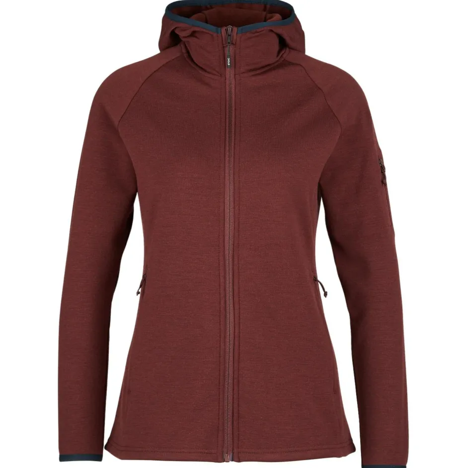 Stoic Trekkingbekleidung|Alltagsbekleidung-- Women's MerinoFleece335 KuolpaSt. II Zip Hoody - Merinohoodie