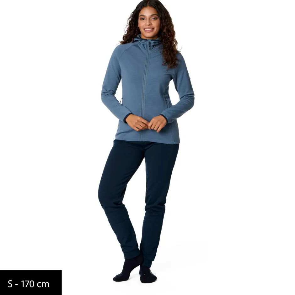 Stoic Trekkingbekleidung|Alltagsbekleidung-- Women's MerinoFleece335 KuolpaSt. II Zip Hoody - Merinohoodie