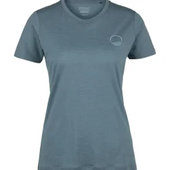 Stoic Alltagsbekleidung|Wanderbekleidung-- Women's Merino155 LaholmSt. Print T-Shirt Sun - Merinoshirt
