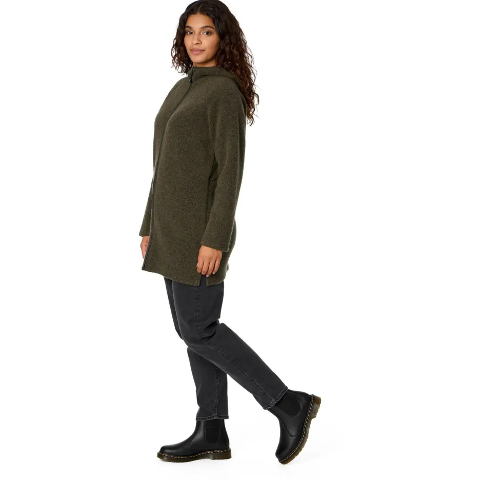 Stoic Alltagsbekleidung|Jacken-- Women's MerinoPile RissnaSt. Long Jacket - Mantel