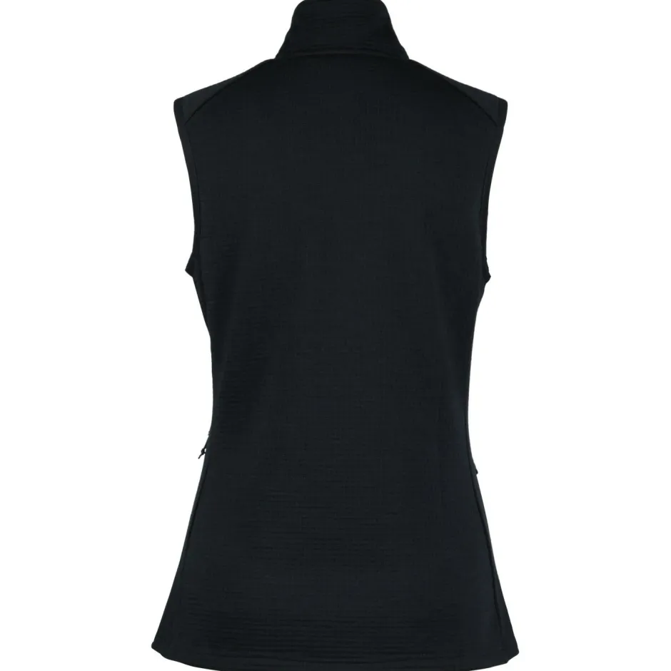 Stoic Trekkingbekleidung|Alltagsbekleidung-- Women's MerinoWaffleFleece320 NorrdalSt. Vest - Merinoweste Black