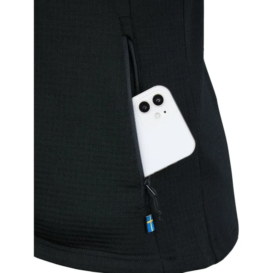 Stoic Trekkingbekleidung|Alltagsbekleidung-- Women's MerinoWaffleFleece320 NorrdalSt. Vest - Merinoweste Black
